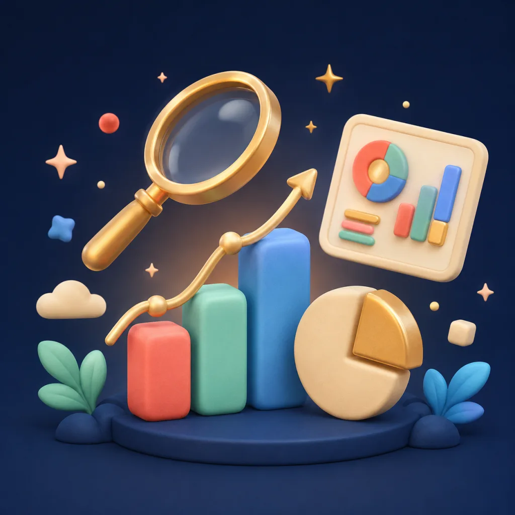 Analytics and performance illustration